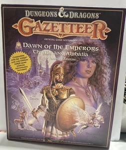Vintage 1989 Advanced D&D Dawn of the Emperors TSR Gazetteer Box - Picture 1 of 12