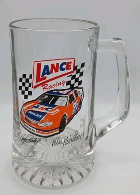 Винтажная пивная кружка NASCAR 2000 Collectors Lance Snacks No25 Kenny Wallace-Andy Santerre - Изображение 1 из 4