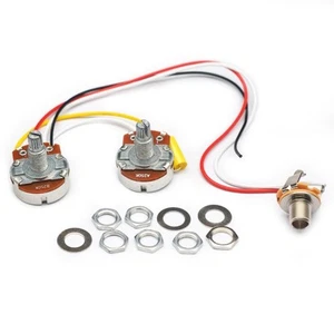 PB Bass Wiring Harness Prewired Kit for Precision Bass Guitar Big 250K Pots 1... - Picture 1 of 9
