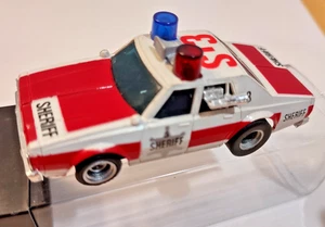 AFX 6290 S-3 Sheriff Car white/red HO Scale Slot Car NEW!! - Picture 1 of 6