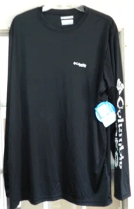 Men's Columbia PFG OMNI-WICK Long-Sleeve - BLACK Large NEW WITH TAGS! - Picture 1 of 8