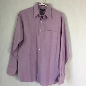 J Crew 100er Herren Button Down Langarm Größe Small lila kariert 100 % Baumwolle - Bild 1 von 6