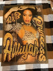 Aaliyah Flanell Hemd mit Knopfleiste Herren Gr. L braun schwarz weiß R&B Princess - Bild 1 von 7