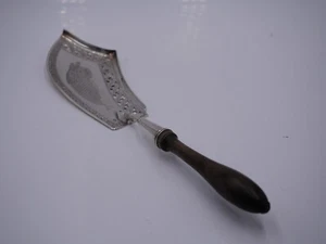 GRANDE PELLE DE SERVICE A POISSON EN ARGENT MASSIF POINCON 1 ER COQ PARIS 1798 - Picture 1 of 7