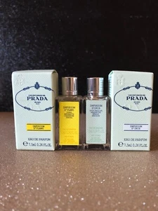 PRADA MILANO EAU DE PARFUM INFUSION D'YLANG & INFUSION D'IRIS MINI SIZE 0.24 FL - Picture 1 of 4
