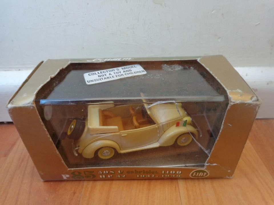 Brumm 1/43 Classico 1937-1939 Fiat 508C Cabriolet 1100 HP32 Pressofuso Auto R85 - Immagine 1 di 1