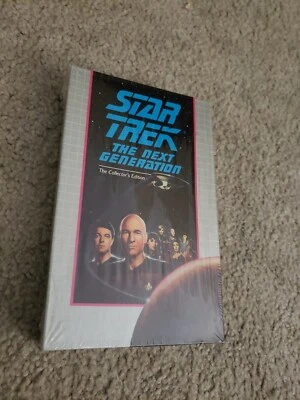 STAR TREK THE NEXT GENERATION 2 IN 1 VHS COLLECTOR'S EDITION New and SEALED - Image 1 of 4