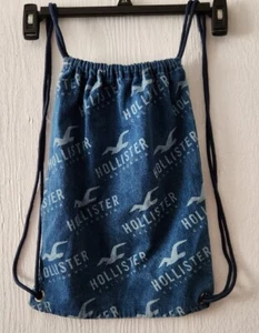 Mochila de jean de mezclilla estilo Y2K con logotipo - Imagen 1 de 8