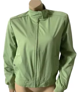 IZOD Womens Size Small Green Long Sleeve Light Weight Full Zip Polyester Jacket - Picture 1 of 7
