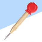 13 Cm Red Hard Hat Straw Sun Shade Spring Loaded Center Punch