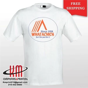 Whataburger, Whatachick, Whatadude Custom T-shirt PERSONALIZED Birthday Shirt - Picture 1 of 2