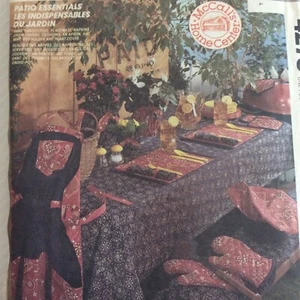 McCalls 4278 Vintage Patrones de Costura Artesanía Patio Essentials Corte - Imagen 1 de 4