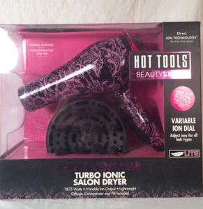 HOT TOOLS PINK VINTAGE TURBO IONIC SALON HAARTROCKNER Beauty Skins 1875 Watt - Bild 1 von 1