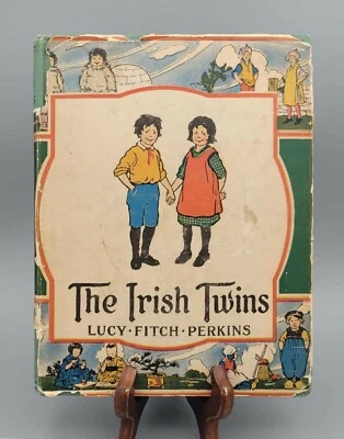 Lucy Fitch Perkins, The Irish Twins, Rare Vintage 1st Edition Book w/ DJ (1913) - Image 1 of 4