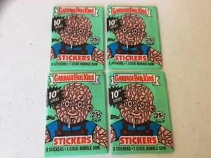 GPK’s SERIES 10 WAX PACKS. TOTAL OF 4 PACKS. NICE & CLEAN. GREAT PRI - Picture 1 of 2