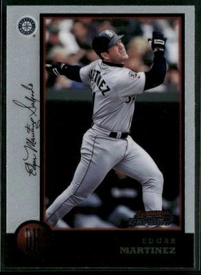 1998 Bowman Chrome #19 Edgar Martinez - Image 1 of 2