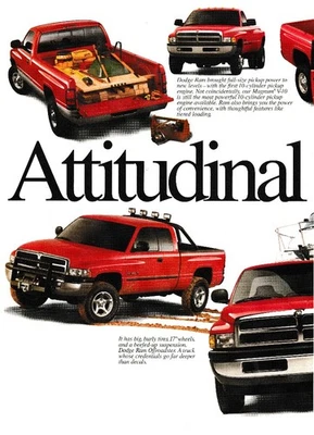 2000 DODGE RAM Truck 2-Page Vintage Magazine Ad "Dodge Ram - Different" - LOOK! Foto 1 de 2