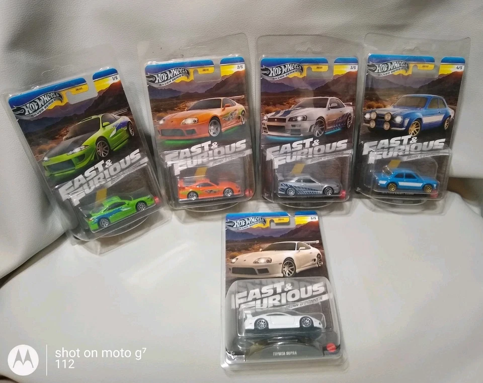 Hot Wheels Fast & Furious Brian O'Conner Set Skyline Supra Eclipse Protector Pac - Image 1 of 4