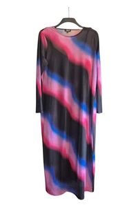 Women's Tie-Dye Long-Sleeve Maxi Dress, From Simply Be, Size 18 - Picture 1 of 6