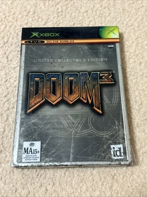 Doom 3 Limited Collectors Edition Xbox Steel Case Complete w/ Manual PAL Working - Image 1 of 4