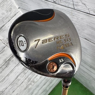 Damas HONMA BAYAS DE GOLF ML513 7W Madera de calle Flex-L 2STAR ARMRQ UD40 Sin H/C Foto 1 de 4