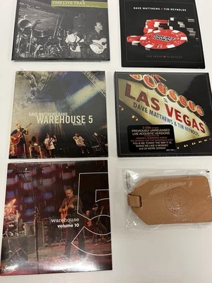 Dave Matthews Band Lot 5 CD Las Vegas, Warehouse, DMB Live Trax, Luggage Tag - Image 1 of 4