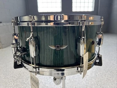 Tama Star Walnut Snare Drum 14x6.5” Light Indigo Japanese Chestnut - Image 1 of 4