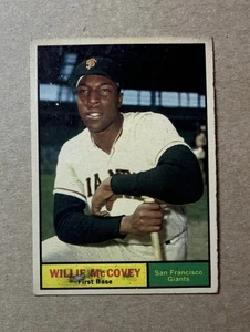 Tarjeta de béisbol 1961 Topps Willie McCovey Gigantes de San Francisco #517 - Imagen 1 de 2
