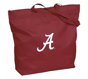 Alabama Crimson Tide 18” Canvas Zippered Tote Bag-New with Tags - Picture 1 of 1