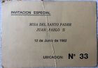 Pape Jean-Paul II 12 juin 1982 Argentine Invitation Malouines Guerre Après Messe