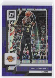 2022-23 Donruss Optic Malik Beasley #66 Purple Holo Prizm - Picture 1 of 2