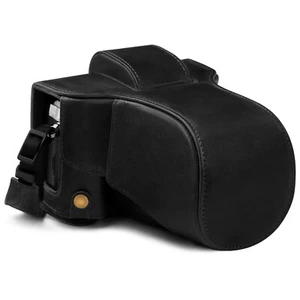 MegaGear Olympus OM-D E-M5 Mark III (14-150mm) Leather Camare Case and Strap - Picture 1 of 21