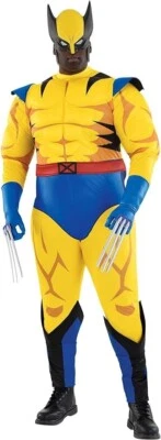 Marvel Studios X-Men ' 97 Росомаха мужской костюм для взрослых плюс 48-52 XXL новый - Изображение 1 из 4