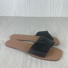Forever 21 Womens Black Sandals Slides Size 7.5