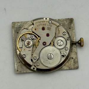 21,9 mm läuft Vintage Zodiac Cal 52 Favre Leuba Uhrwerk TEILE REPARATUR - Bild 1 von 11