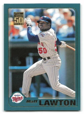 Matt Lawton 2001 Topps BASEBALL #213 Minnesota Twins - Image 1 of 2