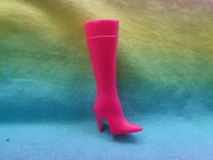 Muñeca Barbie Alta Hasta la Rodilla Rosa Caliente Repuesto Bota Única Puntera Punta - Imagen 1 de 4