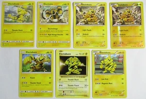 Electabuzz & Electivire 7 cartas Pokémon varios juegos - Imagen 1 de 1