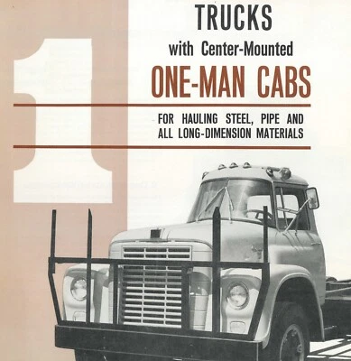 IH International Trucks w/ One Man Top Door Narrow Cab Brochure Long Material - Image 1 of 4