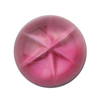 Cabujones estrella vidrio lunar rosa arándano vintage 13 mm (2) cabina 699A Foto 1 de 3