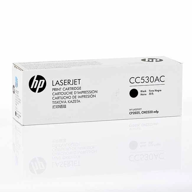 HP 304A Black CC530AC Genuine Toner for LaserJet CP2025 / CM2320 - NEW - Image 1 of 1