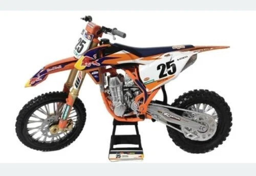 KTM SXF 450 MARVIN MUSQUIN #25 MX 1:10 SCALE MOTORCYLE MODEL / TOY DIRT BIKE. - Image 1 of 1