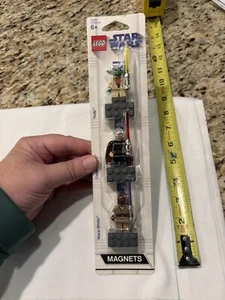 Lego Star Wars Magnet Set 852555 New & Sealed Yoda Dooku & Mace Figures - Picture 1 of 3