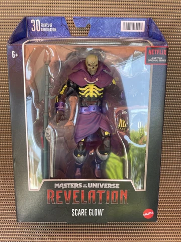 Masters of the Universe Revelation Masterverse Scare Glow Action Figure Mattel Cover