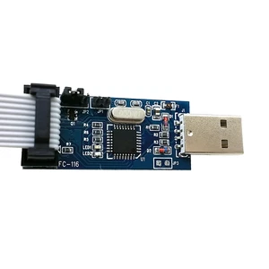 USBASP USBISP AVR Programmer Adapter 10 Pin Cable USB ATMEGA8 ATMEGA128 - Picture 1 of 4