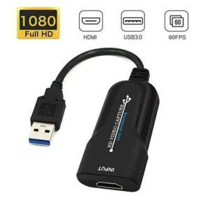 New HDMI to USB 3.0 Video Capture Card 4K 1080P 60fps Record For Live Streaming - Picture 1 of 11