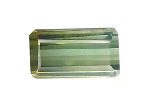 1.250cts green natural tourmaline octagon cut loose gemstones - Foto 1 di 3