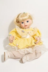 Vintage Danbury Mint Porzellan Puppe - Ashley von Elke Hutchens mit Original Box - Bild 1 von 12