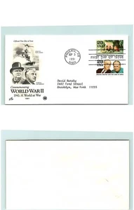 S01-3473, WWII 50TH ANNIV., 1941 WORLD AT WAR, * PCS/ARTCRAFT FDC - Picture 1 of 1