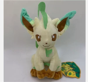 Muñeca de peluche suave Leafeon peluche animal de peluche 8" - Imagen 1 de 2